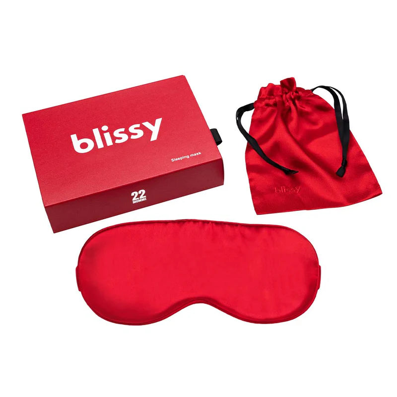 Blissy Silk Sleep Mask 100% Mulberry Silk -Multiple Colors