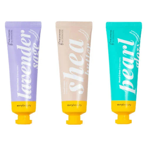Avry Travel Size Lotion 3-Pack – Lavender, Champagne, Shea Butter, Pearl, Milk