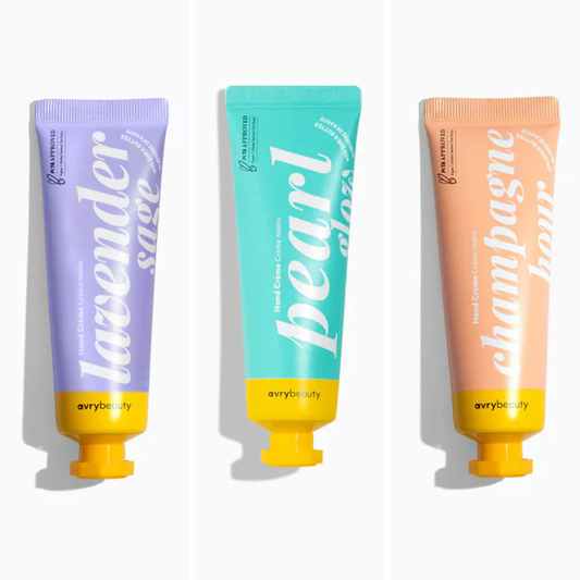 Avry Travel Size Lotion 3-Pack – Lavender, Champagne, Shea Butter, Pearl, Milk