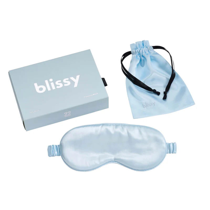 Blissy Silk Sleep Mask 100% Mulberry Silk -Multiple Colors