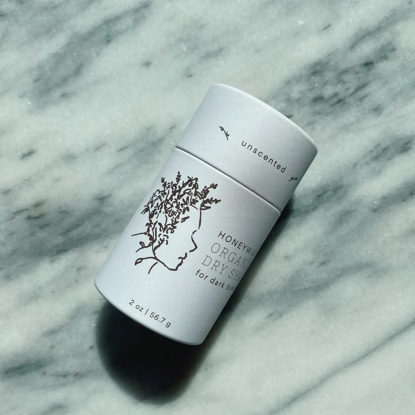 Organic Natural Dry Shampoo-Medium Tone Aluminum Free 2 oz.